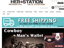 Tablet Screenshot of herstationwholesale.com